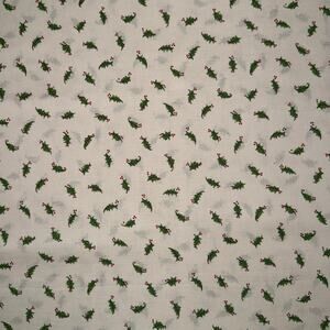 Christmas Holly by Renee Nanneman of Need'l Love for Andover Fabrics - 1/2 Yard